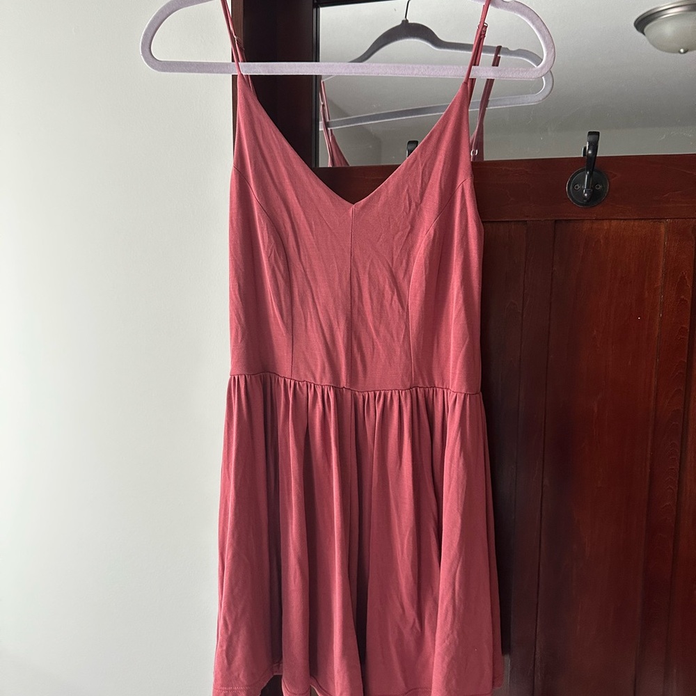 Pink Sleeveless Romper size medium